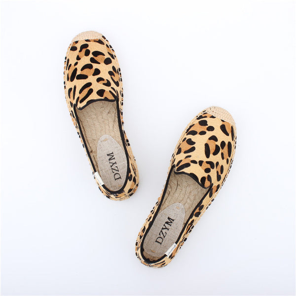 Leopard Print Espadrilles