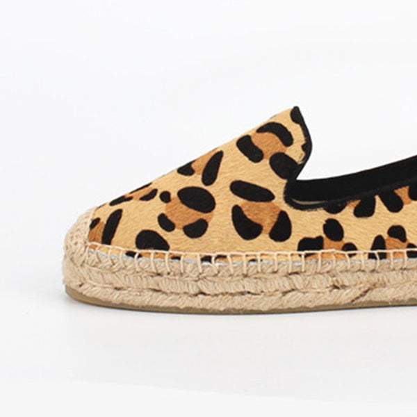 Leopard Print Espadrilles