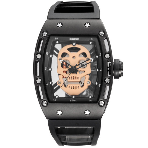 SKONE men's outdoor sports watch time high-grade Mens Waterproof quartz speed sold through the skull table