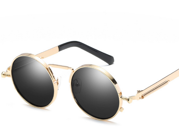 Metal Round Frame Retro Sunglasses